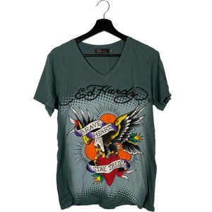 Don Ed Hardy Double Sided V-Neck Tshirt